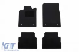 image-14-Textilfußmatten von Rigum geeignet für Opel Vectra C 2002-2008, Set aus 4 Stück, schwarz