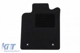 Textilfußmatten von Rigum geeignet für Opel Vectra C 2002-2008, Set aus 4 Stück, schwarz-image-6246325
