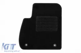 Textilfußmatten von Rigum geeignet für Opel Zafira C 2011-2019, Set von 4 Stück, schwarz-image-6246345