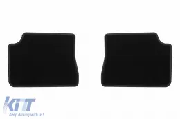 Textilfußmatten von Rigum geeignet für Opel Corsa-e F, Peugeot e-208 nach 2020, Opel Mokka-E nach 2021, Set aus 4 Stück, schwarz-image-6247977