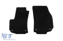Textilfußmatten von Rigum geeignet für Opel Zafira B 2005-2014 mit 7 Sitzen, Set aus 6 Teilen, schwarz-image-6248069