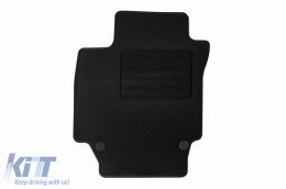 Textilfußmatten von Rigum geeignet für Renault Captur 2013-2020, Set aus 4 Stück, schwarz-image-6246532