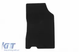 Textilfußmatten von Rigum geeignet für Renault Fluence 2010-2015, Set aus 4 Stück, schwarz-image-6246561