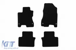 image-52-Textilfußmatten von Rigum geeignet für Renault Koleos 2008-2015, Set aus 4 Stück, schwarz