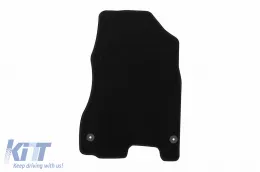 Textilfußmatten von Rigum geeignet für Renault Koleos 2008-2015, Set aus 4 Stück, schwarz-image-6246582