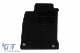 Textilfußmatten von Rigum geeignet für Renault Laguna Kombi, Limousine 2007-2015, Set aus 4 Stück, schwarz-image-6246588
