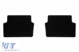 Textilfußmatten von Rigum geeignet für Renault Laguna Kombi, Limousine 2007-2015, Set aus 4 Stück, schwarz-image-6246590