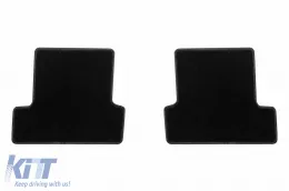 Textilfußmatten von Rigum geeignet für Renault Megane Hatchback 2009-2016, Set aus 4 Stück, schwarz-image-6246603