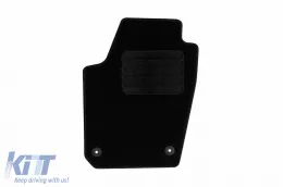 Textilfußmatten von Rigum geeignet für Seat Ibiza 2008-2017, Set aus 4 Stück, schwarz-image-6244329