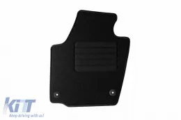 Textilfußmatten von Rigum geeignet für Seat Toledo 2012-2019, Set aus 4 Stück, schwarz-image-6244364