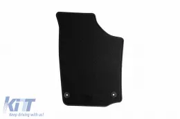 Textilfußmatten von Rigum geeignet für Seat Toledo 2012-2019, Set aus 4 Stück, schwarz-image-6244365