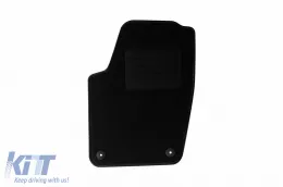 Textilfußmatten von Rigum geeignet für Seat Cordoba 2003-2009, Set aus 4 Stück, schwarz-image-6246699