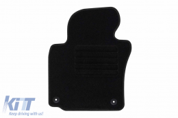 Textilfußmatten von Rigum geeignet für Seat Leon 2006-2009, Set aus 4 Stück, schwarz-image-6246719