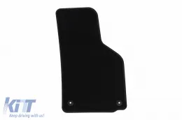 Textilfußmatten von Rigum geeignet für Seat Leon 2006-2009, Set aus 4 Stück, schwarz-image-6246720