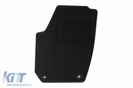 Textilfußmatten von Rigum geeignet für Skoda Fabia 2007-2014, Set aus 4 Stück, schwarz-image-6244322