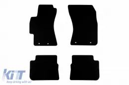 image-3-Textilfußmatten von Rigum geeignet für Subaru Impreza 2007-2018, Set aus 4 Stück, schwarz