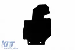 Textilfußmatten von Rigum geeignet für Suzuki Jimny nach 2021 mit Automatikgetriebe und 5 Sitzen, Set aus 4 Stück, schwarz-image-6247343