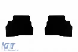 Textilfußmatten von Rigum geeignet für Suzuki Jimny nach 2021 mit Automatikgetriebe und 5 Sitzen, Set aus 4 Stück, schwarz-image-6247345