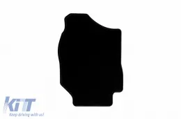 Textilfußmatten von Rigum geeignet für Suzuki Jimny nach 2021 mit Automatikgetriebe und 2 Sitzen, Set aus 2 Stück, schwarz-image-6247351