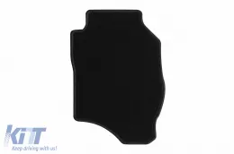 Textilfußmatten von Rigum geeignet für Suzuki Jimny nach 2021 mit Schaltgetriebe und 2 Sitzen, Set aus 2 Stück, schwarz-image-6247364