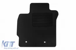Textilfußmatten von Rigum geeignet für Toyota Auris 2006-2013, Corolla E140 2007-2013, Set aus 4 Stück, schwarz-image-6246915