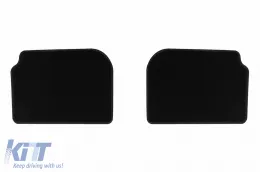 Textilfußmatten von Rigum geeignet für Toyota Avensis 2003-2009, Set aus 4 Stück, schwarz-image-6246924