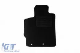 Textilfußmatten von Rigum geeignet für Toyota Yaris 2006-2012, Set aus 4 Stück, schwarz-image-6247011