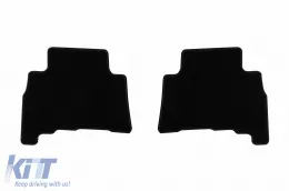 Textilfußmatten von Rigum geeignet für Toyota Land Cruiser 150 2009-2013, Set aus 4 Stück, schwarz-image-6247157
