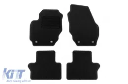 image-44-Textilfußmatten von Rigum geeignet für Volvo V70 2008-2016, Set aus 4 Stück, schwarz