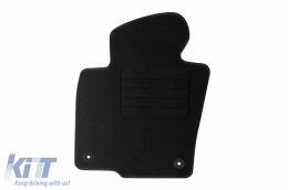 Textilfußmatten von Rigum geeignet für Volkswagen Passat B6, B7 2005-2014, Set aus 4 Stück, schwarz-image-6244385