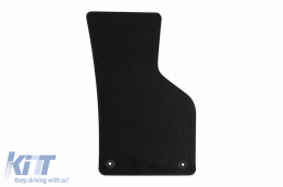 Textilfußmatten von Rigum geeignet für Volkswagen Passat B6, B7 2005-2014, Set aus 4 Stück, schwarz-image-6244386
