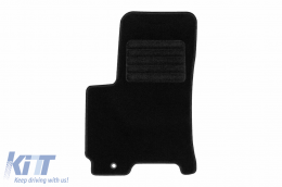 Textilfußmatten von Rigum geeignet für Chevrolet Aveo 2004-2011, Set aus 4 Stück, schwarz-image-6245497