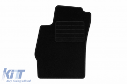 Textilfußmatten von Rigum geeignet für Chevrolet Aveo 2011-2020, Set aus 4 Stück, schwarz-image-6245504