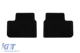 Textilfußmatten von Rigum geeignet für Chevrolet Spark 2005-2010, Set aus 4 Stück, schwarz-image-6245554