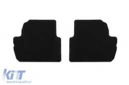 Textilfußmatten von Rigum geeignet für Chevrolet Spark 2010-2013, Set aus 4 Stück, schwarz-image-6245560