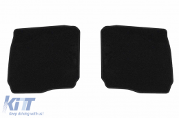 Textilfußmatten von Rigum geeignet für Mitsubishi Carisma 2000-2004, Set aus 4 Stück, schwarz-image-6246038