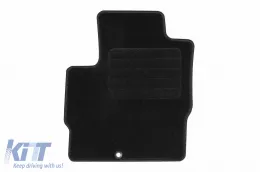 Textilfußmatten von Rigum geeignet für Mitsubishi Colt 2004-2012 3 Türen, Set aus 4 Stück, schwarz-image-6246043