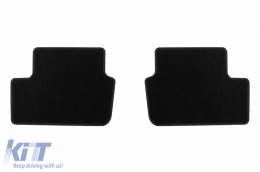 Textilfußmatten von Rigum geeignet für Mitsubishi Lancer 2009-2017, Set aus 4 Stück, schwarz-image-6246066