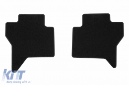 Textilfußmatten von Rigum geeignet für Mitsubishi Pajero 2000-2015, Set aus 4 Stück, schwarz-image-6246083