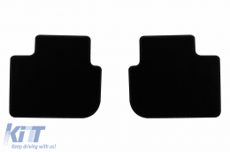 Textilfußmatten von Rigum geeignet für Mitsubishi Colt 2004-2012 5 Türen, Set aus 4 Stück, schwarz-image-6246409