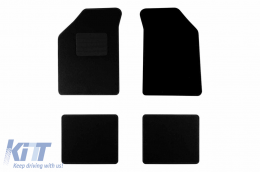 image-53-Textilfußmatten von Rigum geeignet für Volkswagen Golf II 1984-1991, Set aus 4 Stück, schwarz