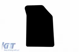 Textilfußmatten von Rigum geeignet für Volkswagen Golf II 1984-1991, Set aus 4 Stück, schwarz-image-6247122