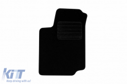 Textilfußmatten von Rigum geeignet für Volkswagen Golf III 1991-1996, Set aus 4 Stück, schwarz-image-6247128