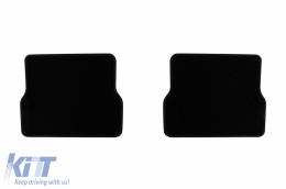 Textilfußmatten von Rigum geeignet für Volkswagen Golf III 1991-1996, Set aus 4 Stück, schwarz-image-6247130