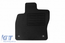 Textilfußmatten von Rigum geeignet für Volkswagen Golf VII Sportsvan 2014-2019, Set aus 4 Stück, schwarz-image-6247148