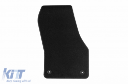 Textilfußmatten von Rigum geeignet für Volkswagen Golf VII Sportsvan 2014-2019, Set aus 4 Stück, schwarz-image-6247149