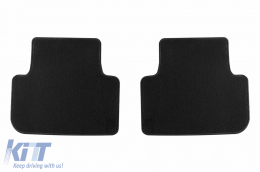 Textilfußmatten von Rigum geeignet für Volkswagen Golf VII Sportsvan 2014-2019, Set aus 4 Stück, schwarz-image-6247150