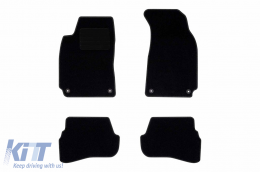 image-62-Textilfußmatten von Rigum geeignet für Volkswagen Passat B5 1997-2005, Set aus 4 Stück, schwarz