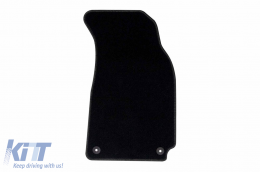 Textilfußmatten von Rigum geeignet für Volkswagen Passat B5 1997-2005, Set aus 4 Stück, schwarz-image-6247179