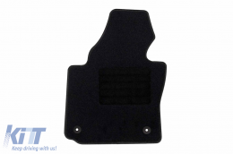 Textilfußmatten von Rigum geeignet für Volkswagen Touran 2003-2015, Set aus 4 Stück, schwarz-image-6247230